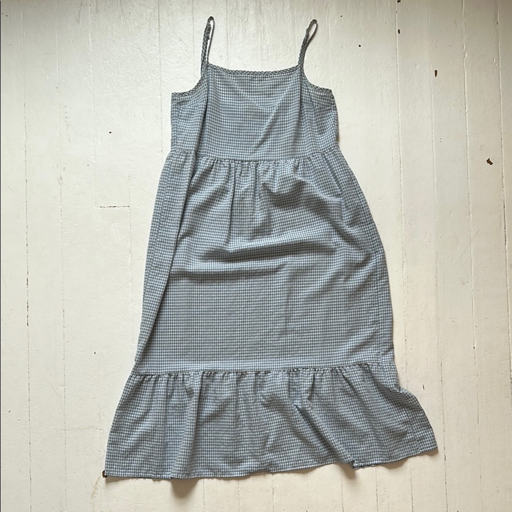 Urban Renewal-Urban Outfitters Gingham Tank Dress